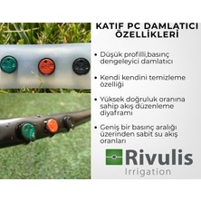 Mgf Plast Johndeere(Rivulis) Ithal Katif Basınç Ayarlı Damlatıcı Meme (100 Adet)