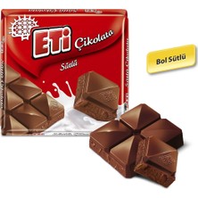 Eti Sütlü Kare Çikolata 65 g x 10 Adet