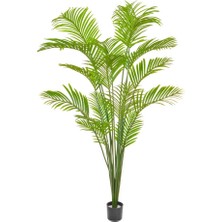 Nettenevime Yapay Ağaç Areka Ağacı Palmiye Ağacı Salon Bitkisi 195CM 16 Dev Yaprak