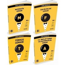 Hız Yayınları 8. Sınıf Uzman Soru Bankası Seti-4 Kitap