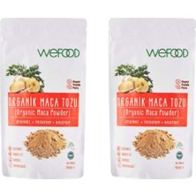 Wefood Organik Maca Tozu 100 gr (Maka Tozu) - 2'li Paket