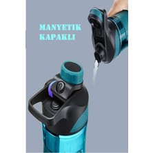 Uzspace Manyetik Kapaklı 700 ml Silikon Gövde Tritan Su Matarası