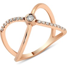 Mas Diamond 0,27 Karat Fantezi Yüzük