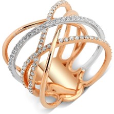 Mas Diamond 0,75 Karat Fantezi Yüzük