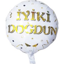 Hknys Iyi Ki Doğdun Folyo Balon 45CM  --Doğum Günü Ffolyo Balon-45 cm