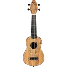 Ortega K3-SPM Keiki  Soprano Ukulele Set (Spalted Maple)