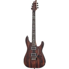 Schecter C-1 Exotic Ebony Elektro Gitar (Natural Satin)