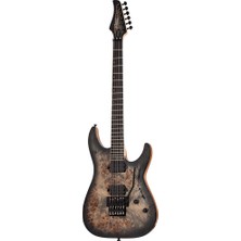 Schecter C-6 Pro FR Elektro Gitar (Charcoal Burst)