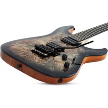 Schecter C-6 Pro FR Elektro Gitar (Charcoal Burst)