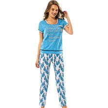 Erdem Yazlık Modal Çeyizlik Bayan Pijama Takımı 8574