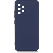 CoverZone Galaxy A32 4g Kılıf Delux Silkytermoplastik Kılıf Lacivert