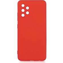 CoverZone Galaxy A32 4g Kılıf Delux Silkytermoplastik Kılıf Koyu Pembe