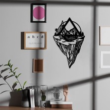 Baupor Uçan Kara Parçası Metal Duvar Dekoru