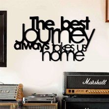 Baupor The Best Journey Duvar Yazısı Metal Tablo