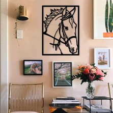 Baupor Horse Maxpamser Metal Duvar Dekoru