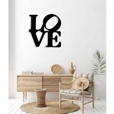 Baupor Love Metal Duvar Dekoru