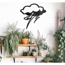 Baupor Şimşek Metal Duvar Dekoru