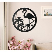 Baupor Flamingo 2 Metal Duvar Dekoru