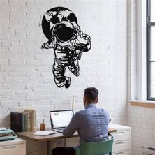 Baupor Astronot Metal Duvar Dekoru