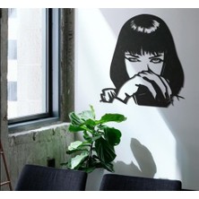 Baupor Kadın Metal Duvar Dekoru