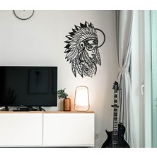 Baupor Kızılderili Metal Duvar Dekoru