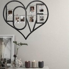 Baupor Aşk Çerçevesi Metal Duvar Dekoru