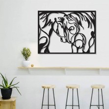 Baupor Atların Sevgisi Metal Duvar Dekoru