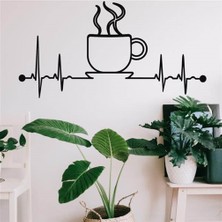 Baupor Ekg Coffe Metal Duvar Dekoru