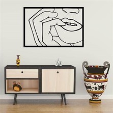 Baupor Kadın Metal Duvar Dekoru