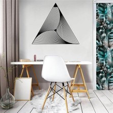 Baupor Sibernetik Üçgen Metal Duvar Dekoru