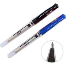 Mavi Siyah Imza Kalemi UM-153 Signo Broad Roller Kalem 1,0 mm 2 Adet