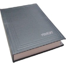 Ulaş Ticari Fihrist 16 Lı 20X28 Siyah Cilt Bezli 1 Adet