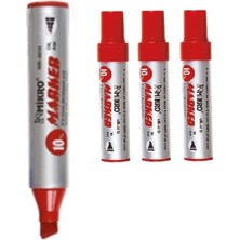 Permanent Markör Marker Jumbo 10 mm 3 Lü MR-6010