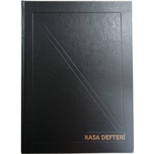 Siyah Kasa Defteri 20X28 160 Yaprak Cilt Bezli 1 Adet