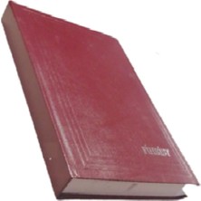 Ulaş Ticari Fihrist 12 Li 20X28 Bordo Cilt Bezli 1 Adet