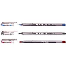 Tükenmez Kalem 5 Adet  3 Renk 0.7mm Pensan My-Tech Tükenmez Kalem 0.7mm Pensan 2240