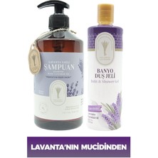 Dr. Lavender Kepeğe ve Etkili Bitkisel Şampuan 500 ml + Lavanta Yağlı Bitkisel Duş Jeli 400 ml