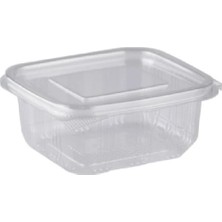Sızdırmaz Kendinden Kapaklı Plastik Kap 150 gr (100'lü)