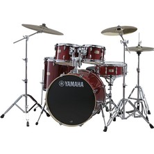 Yamaha stage Custom Birch 5-Parça Akustik Davul Seti (Cranberry Red)