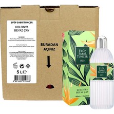 Eyüp Sabri Tuncer Beyaz Çay Kolonyası 5 lt Ve 400  ml Cam Şişe