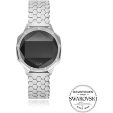 Upwatch Iconıc Silver Nıne Setwıth Swarovskı UP1856 Kadın Kol Saati