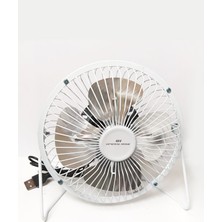 General Home Metal 6 Inç USB Fan Beyaz