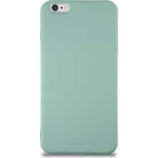 Case World Caseworld Apple iPhone 6s Plus Kapak Içi Kadife Lansman Silikon Kılıf - Turkuaz