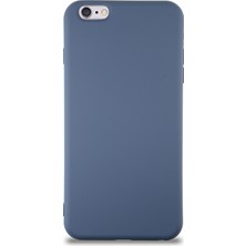 Case World Caseworld Apple iPhone 6s Plus Kapak Içi Kadife Lansman Silikon Kılıf - Petrol Mavisi