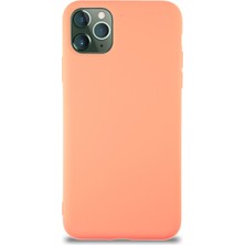 Case World Caseworld Apple iPhone 11 Pro Kapak Içi Kadife Lansman Silikon Kılıf - Turuncu