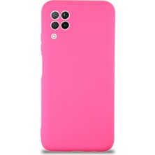 Case World Caseworld Huawei P40 Lite Kapak Içi Kadife Kamera Korumalı Lansman Silikon Kılıf - Neon Pembe