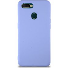 Case World Caseworld Oppo A5S Kapak Içi Kadife Lansman Silikon Kılıf - Lila