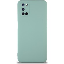 Case World Caseworld Oppo A92 Kapak Içi Kadife Kamera Korumalı Lansman Silikon Kılıf - Turkuaz