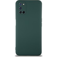 Case World Caseworld Oppo A92 Kapak Içi Kadife Kamera Korumalı Lansman Silikon Kılıf - Yeşil