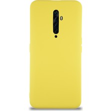 Case World Caseworld Oppo Reno 2z Kapak Içi Kadife Lansman Silikon Kılıf - Sarı